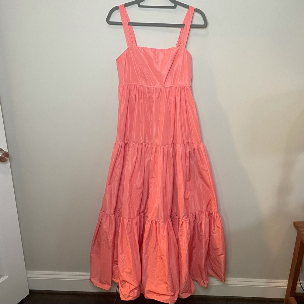 J Crew Tiered maxi dress in taffeta size 2 - Picture 2 of 6